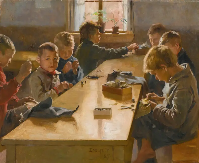 The Boys’ Workhouse, Helsinki, Albert Edelfelt