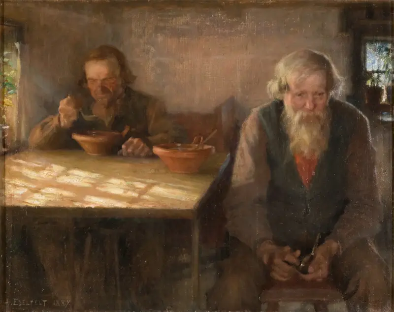 The Day of Rest, Albert Edelfelt