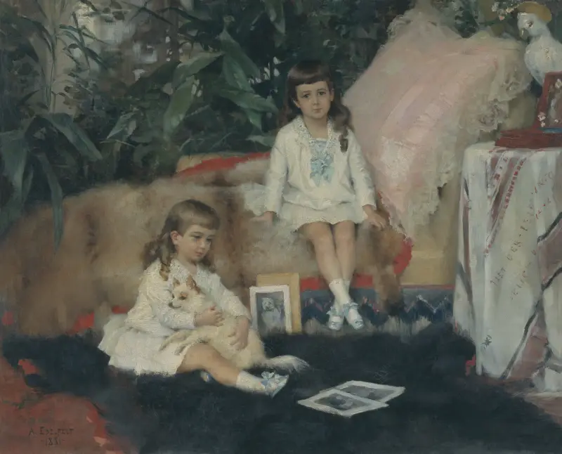 The Grand Dukes Boris and Kirill Vladimirovich as Children, Albert Edelfelt