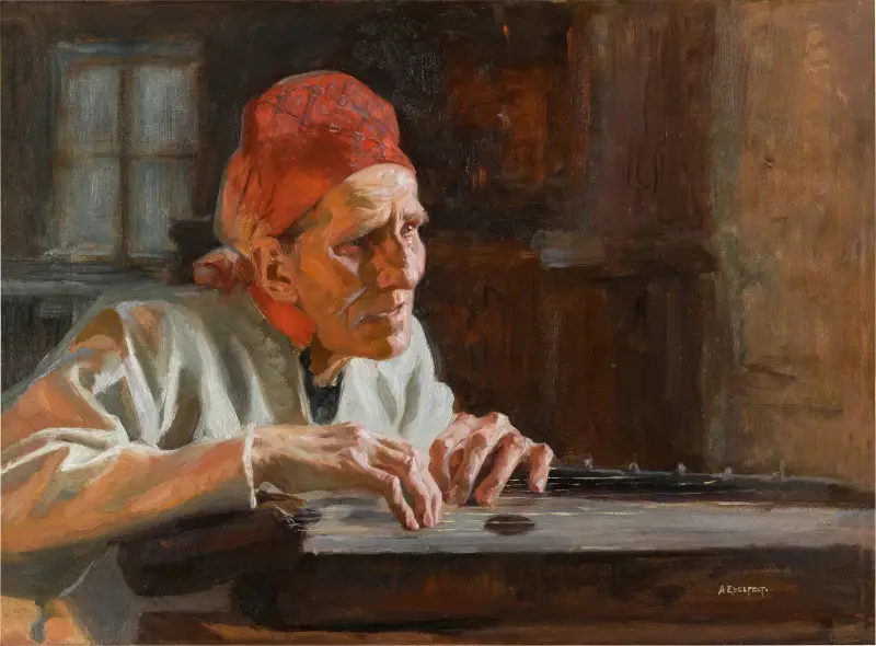 The Poet, Larin Paraske, Albert Edelfelt