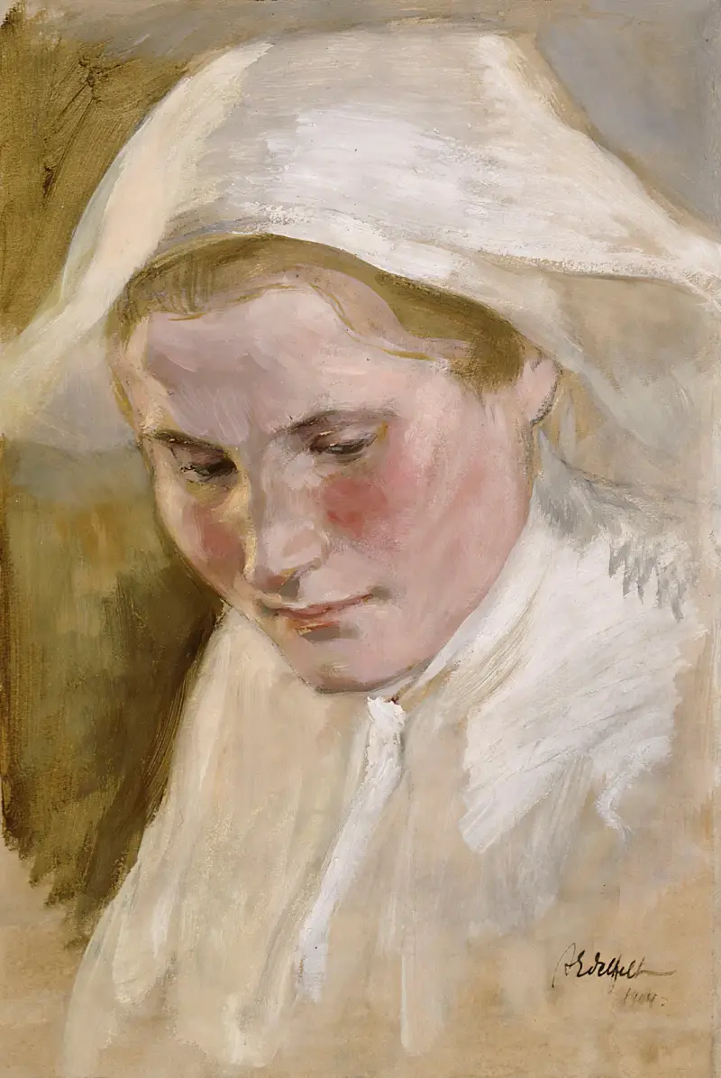 Woman’s Head, Albert Edelfelt