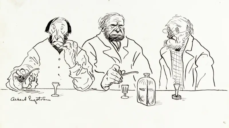 Chłopi w Längshult, Albert Engström