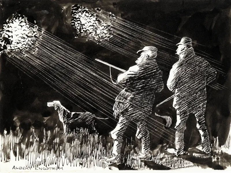 Hunting Life av Albert Engström