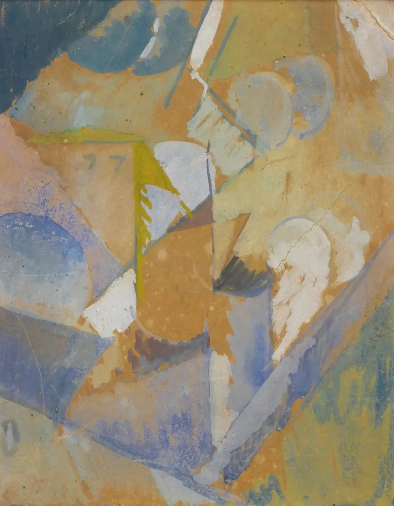Niebieska kompozycja kubistyczna, Albert Gleizes
