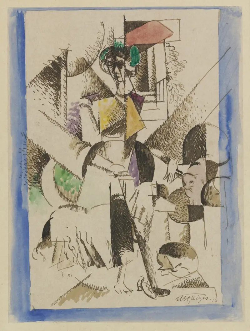 Kubistický portrét, Albert Gleizes