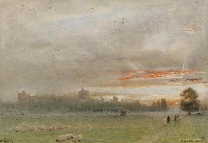Windsor Castle von Albert Goodwin