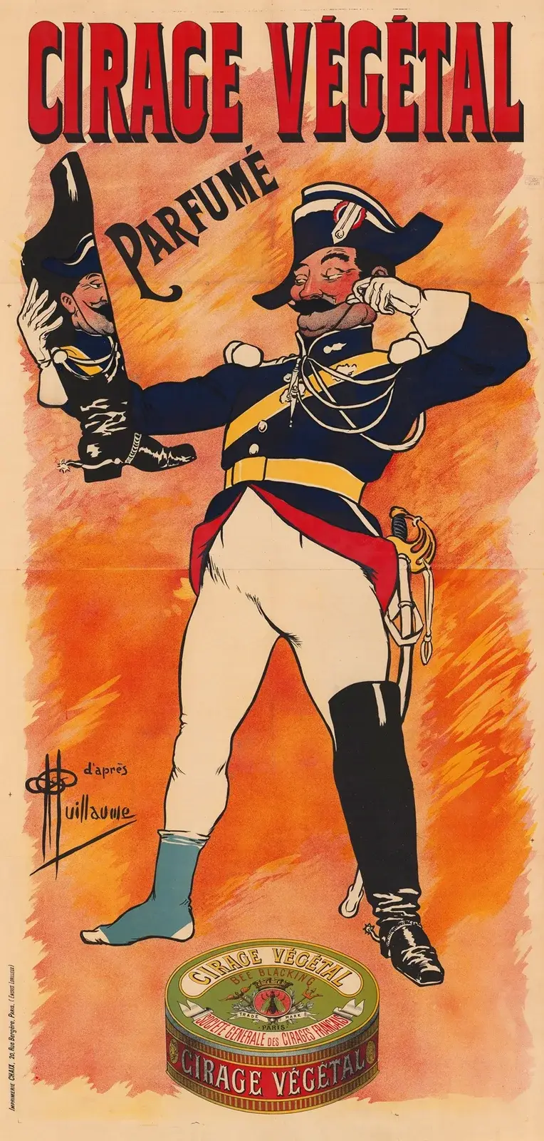 Cirage végétal parfumé, 1901 av Albert Guillaume