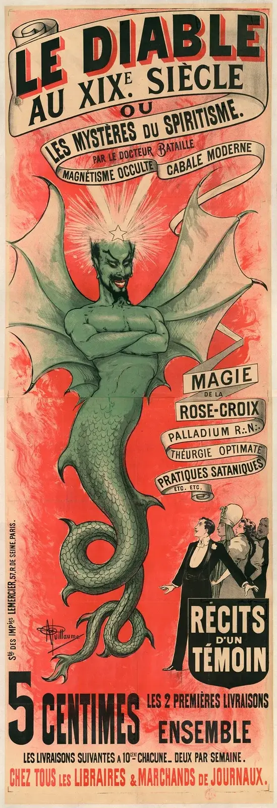 Le Diable au XIXe siècle av Albert Guillaume