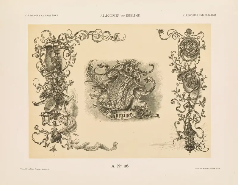 Allegorien und Embleme Bd. II Taf. 064 von Albert Ilg