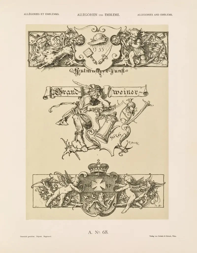Allegorier och emblem, vol. II, plansch 78 av Albert Ilg