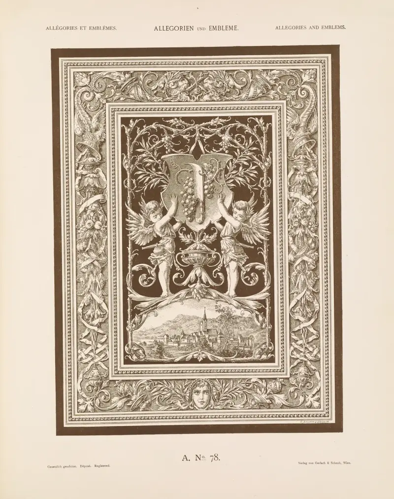 Allegorier och emblem, volym II, plansch 088 av Albert Ilg