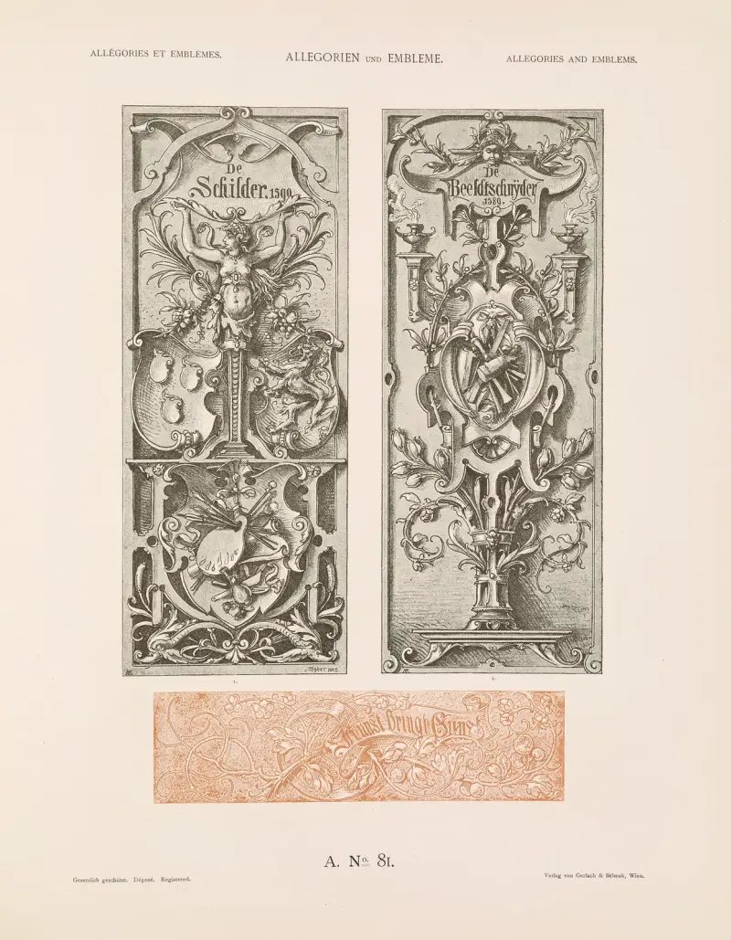 Allegorien und Embleme Vol. II Pl.091 av Albert Ilg