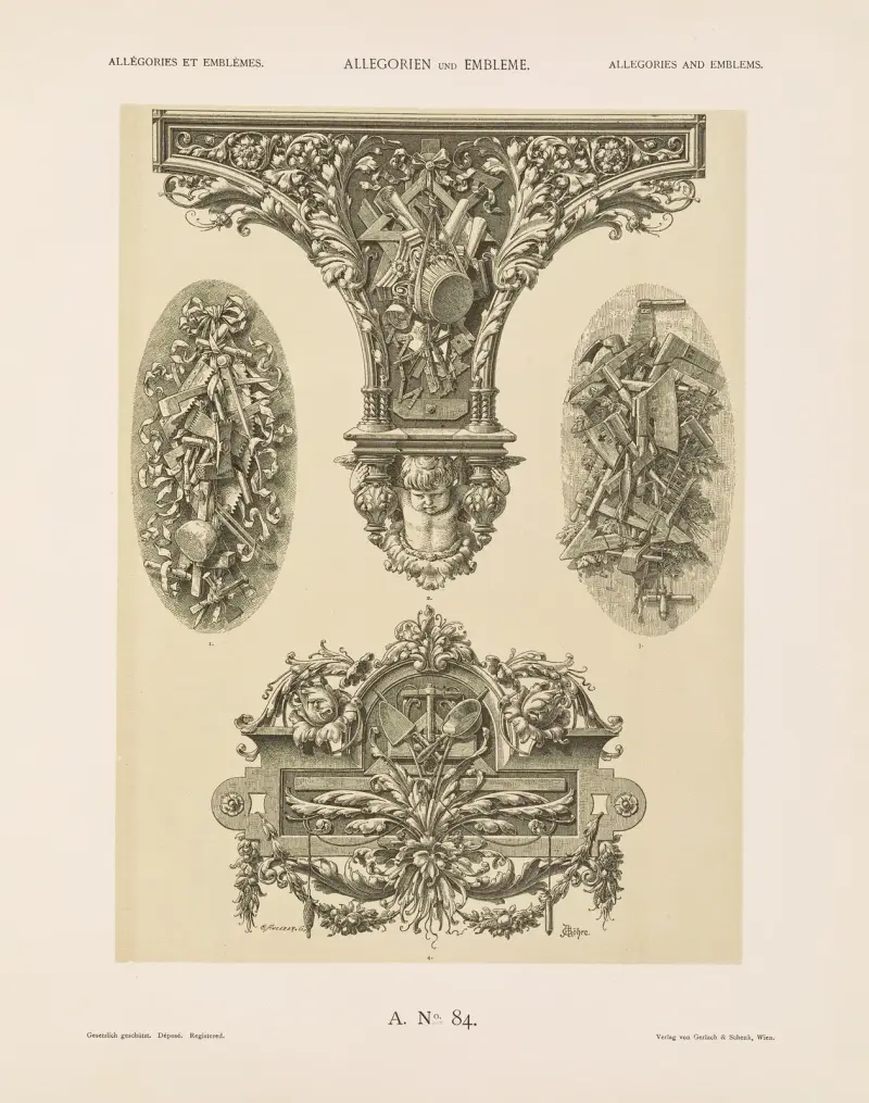 Allegorien und Embleme Vol. II Pl.094 av Albert Ilg