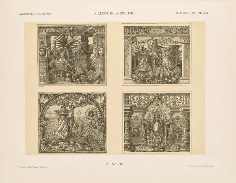 Allegorien und Embleme Vol. II Pl.106 av Albert Ilg