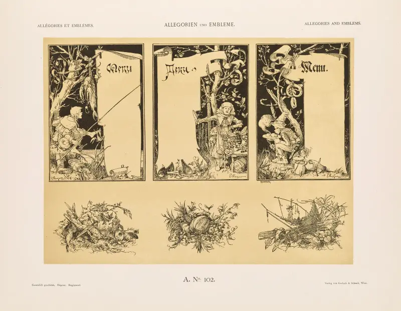 Alegorie i emblematy, t. II, tabl. 112, Albert Ilg