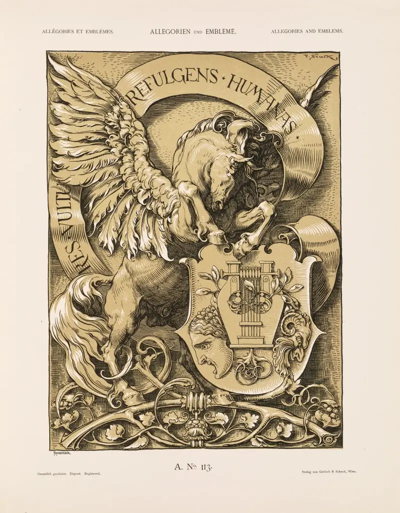 Allegorier och emblem, vol. II, pl. 123 av Albert Ilg