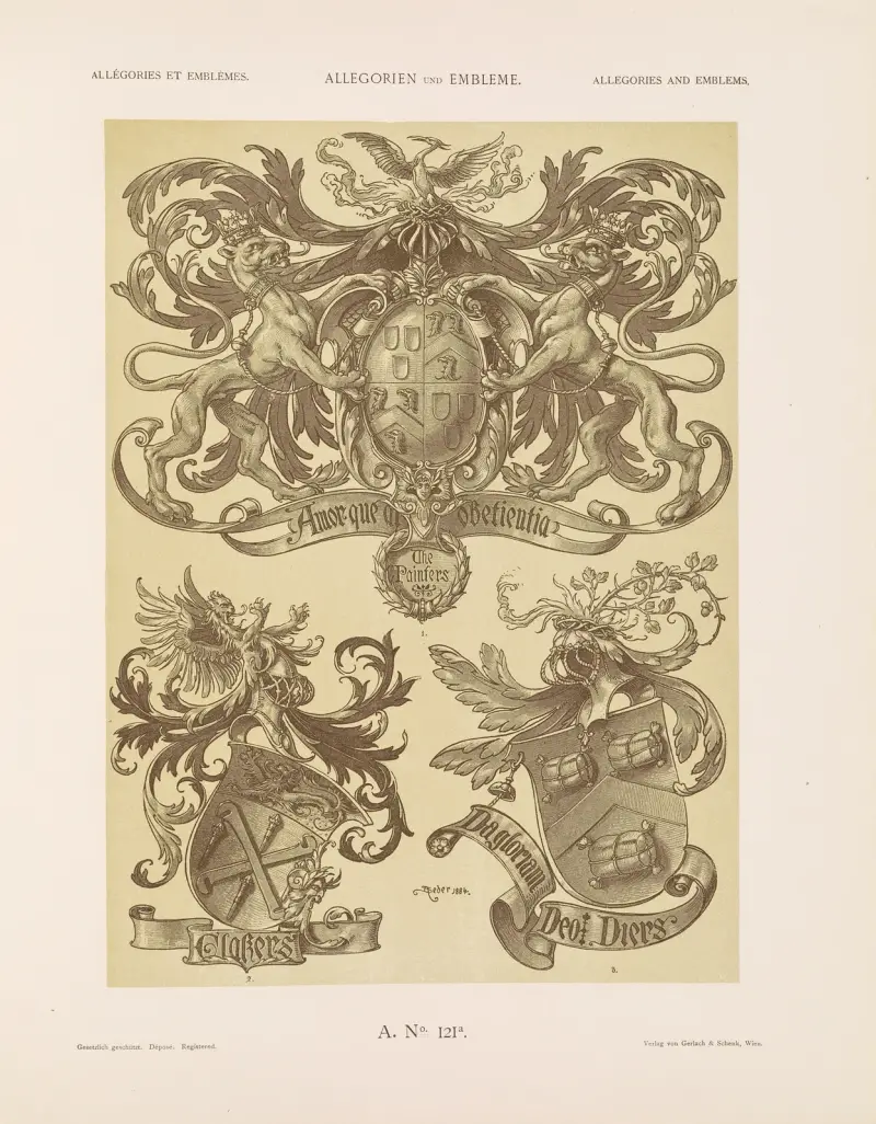 Allegorien und Embleme Vol. II Pl.132 av Albert Ilg