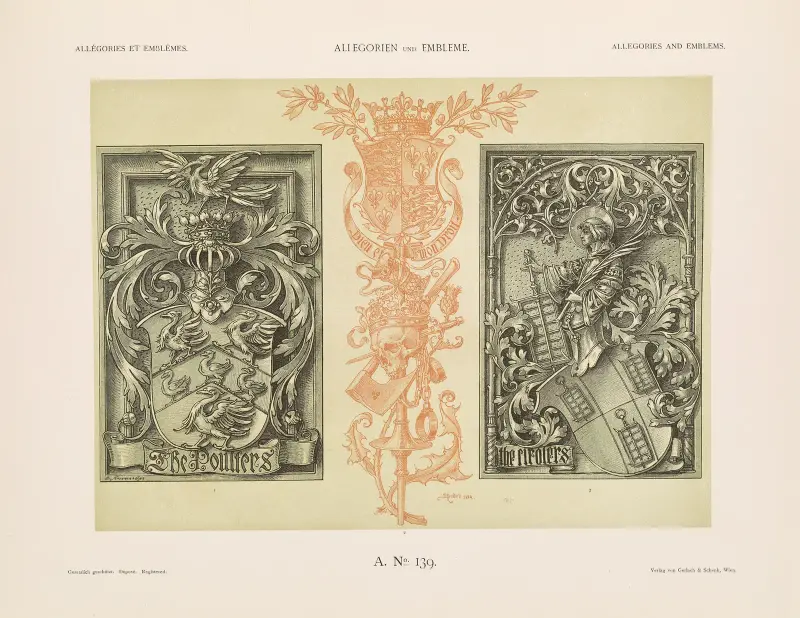 Allegorier och emblem, vol. II, plansch 150 av Albert Ilg
