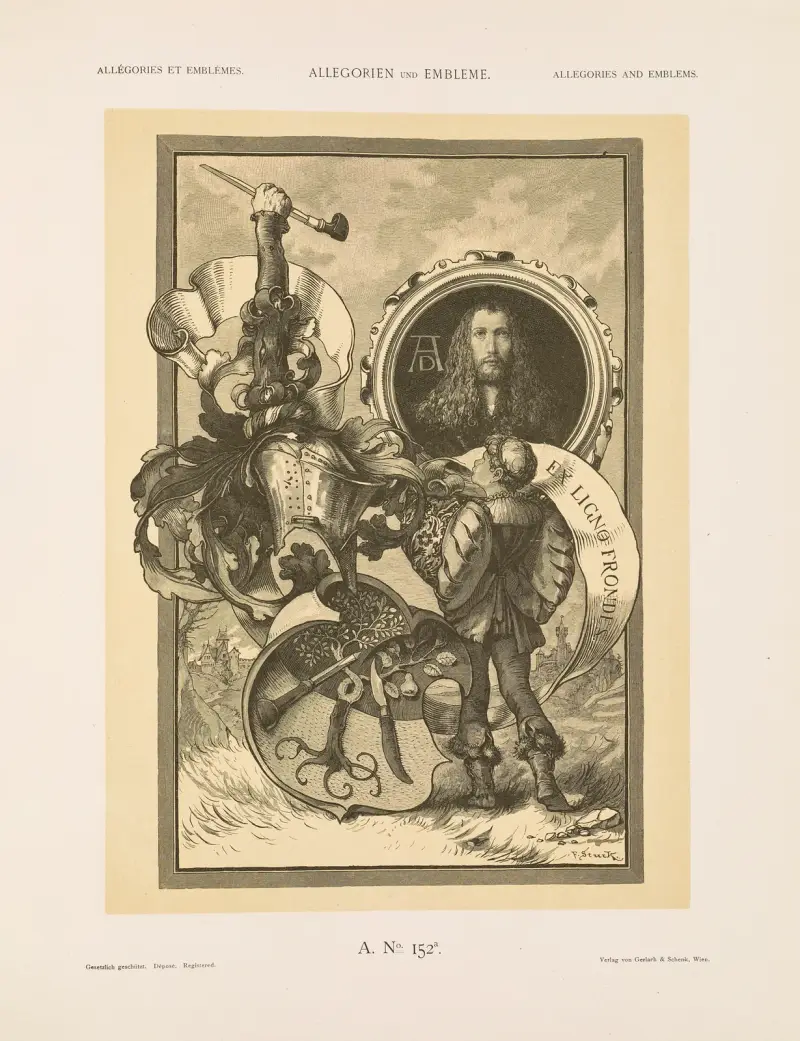 Allegorier och emblem, vol. II, plansch 164 av Albert Ilg