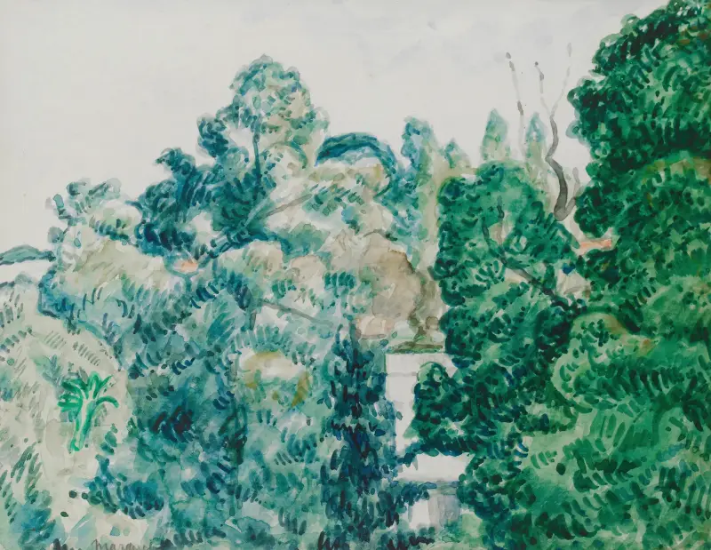 Parc à Vernet-les-Bains, Pyrénées-Orientales av Albert Marquet