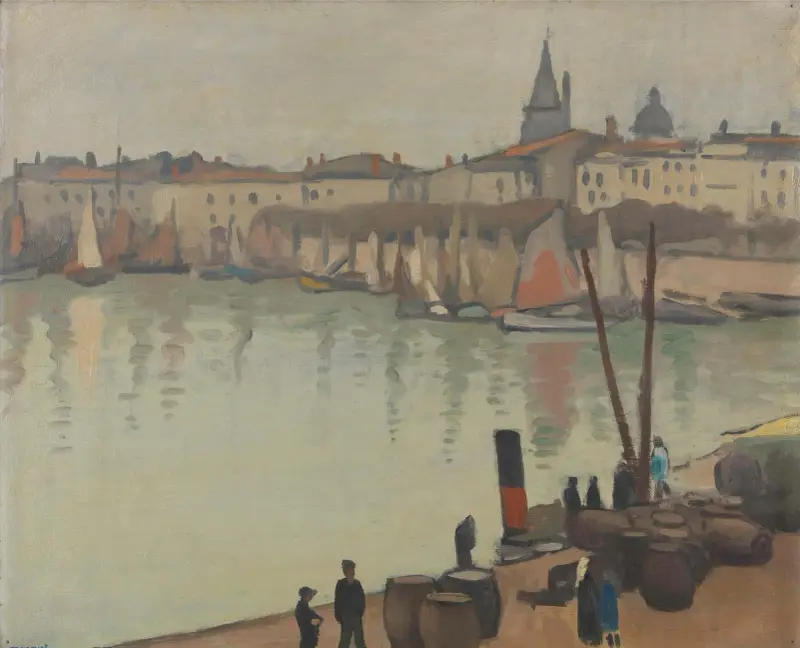 Hamnen i La Rochelle av Albert Marquet
