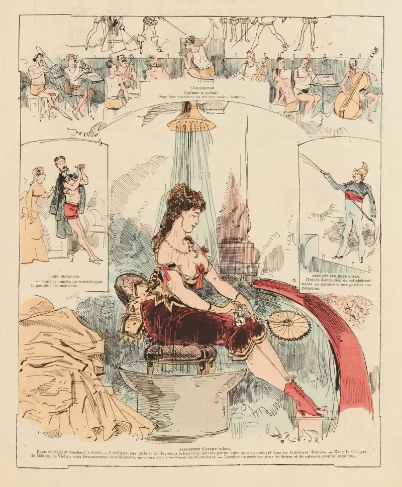 Théâtre d’été, projet philantropique et hydrothérapique av Albert Robida