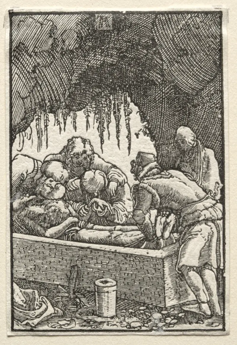 Kristi begravning av Albrecht Altdorfer
