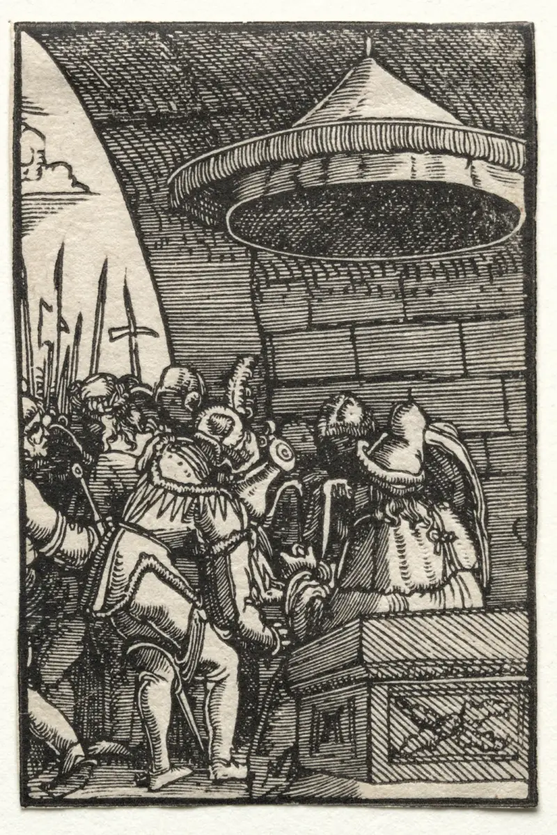 Pilatus wäscht seine Hände von Albrecht Altdorfer