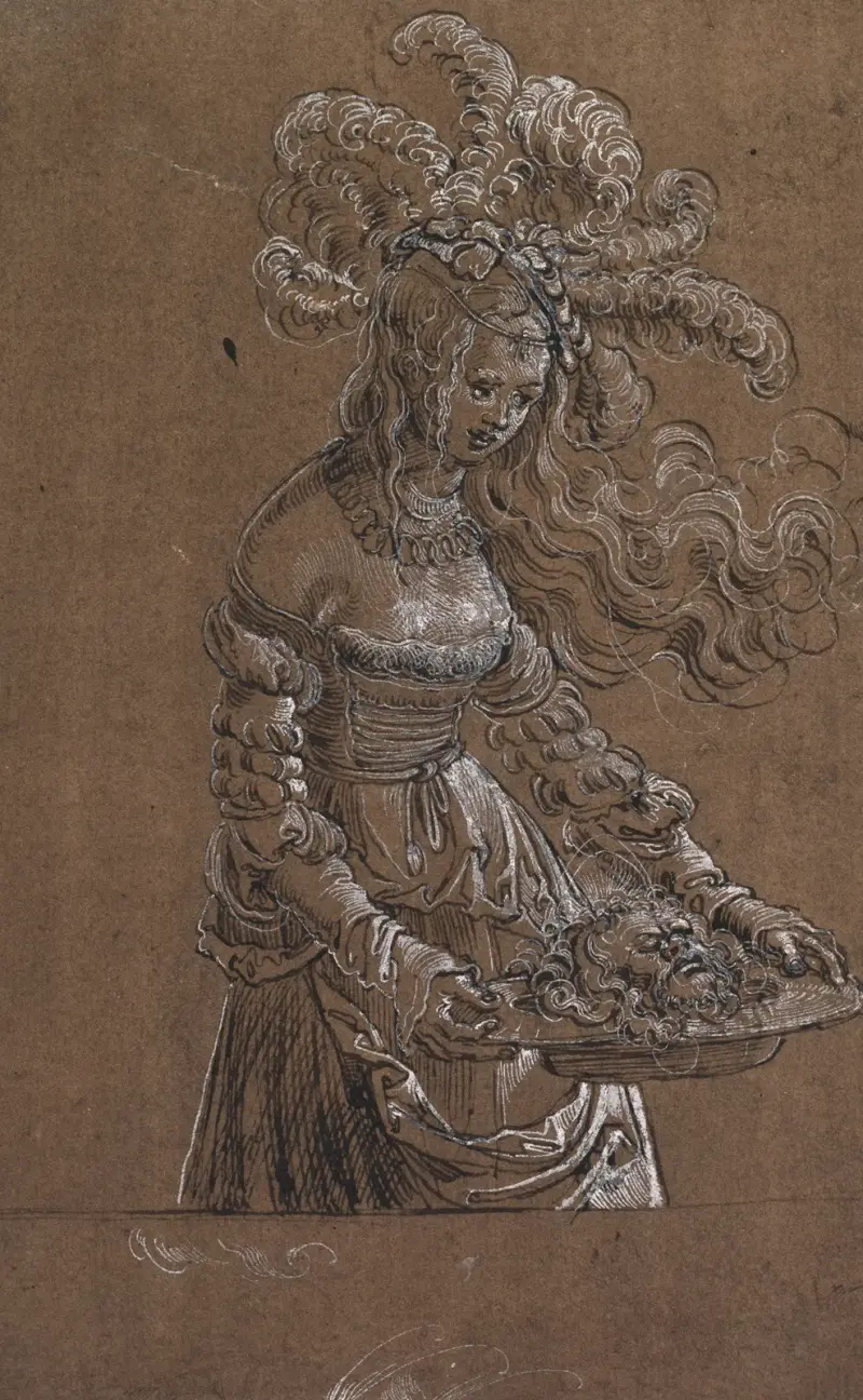 Salome med Johannes Döparens huvud av Albrecht Altdorfer