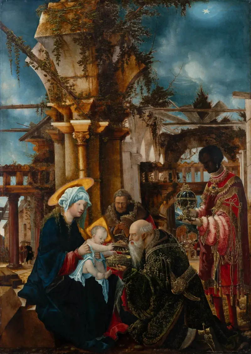 Konungarnas tillbedjan av Albrecht Altdorfer