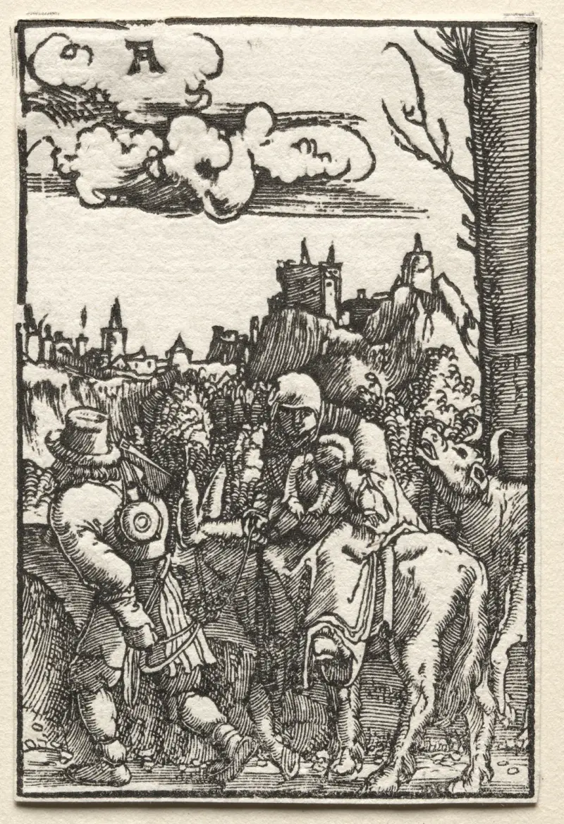 The Flight into Egypt av Albrecht Altdorfer