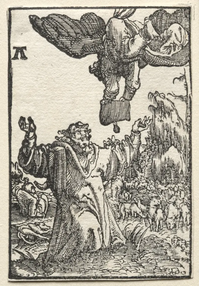 Zwiastowanie anioła Joachimowi, Albrecht Altdorfer