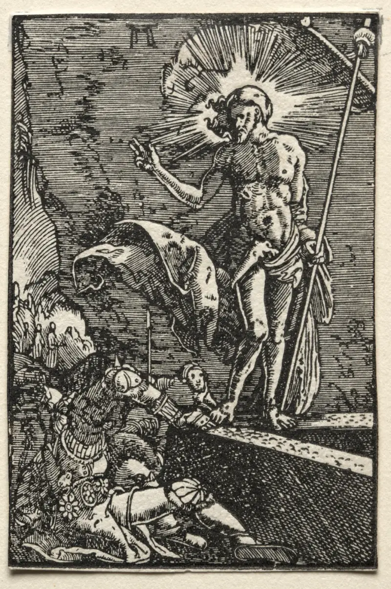 Die Auferstehung von Albrecht Altdorfer