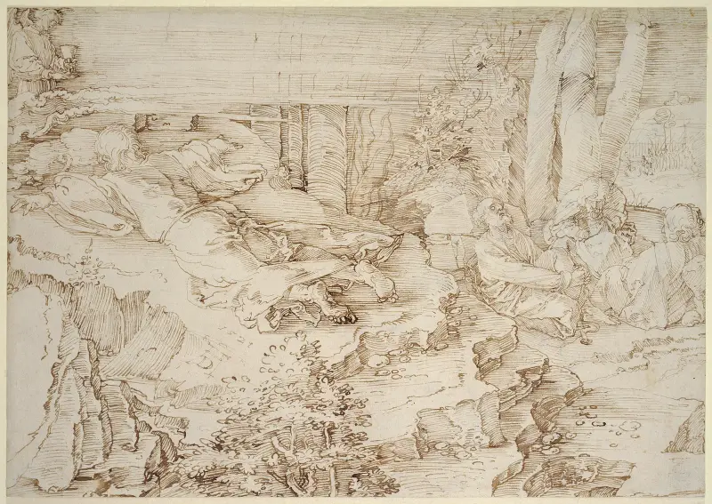Modlitwa w Ogrójcu, 1521, Albrecht Dürer