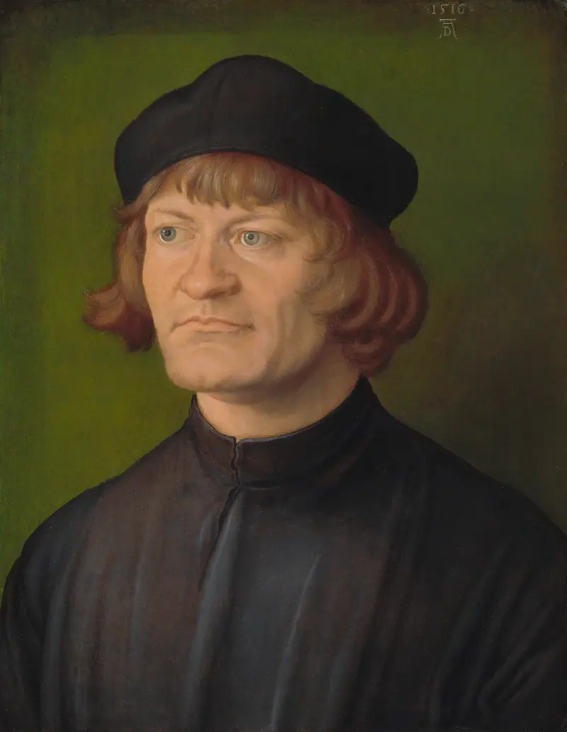 Bildnis eines Geistlichen av Albrecht Dürer