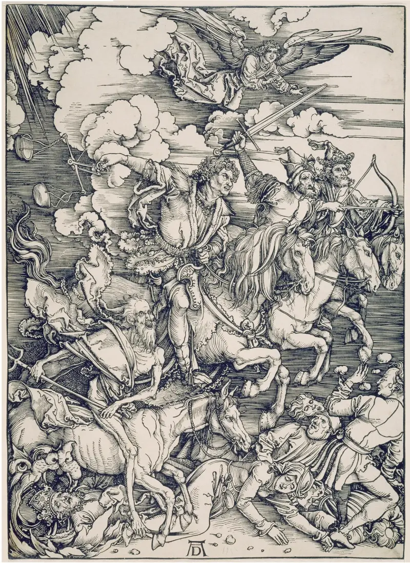 Die apokalyptischen Reiter von Albrecht Dürer