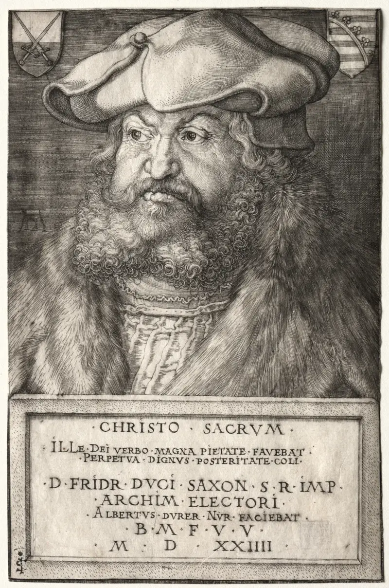 Fredrik den vise, kurfurste av Sachsen av Albrecht Dürer