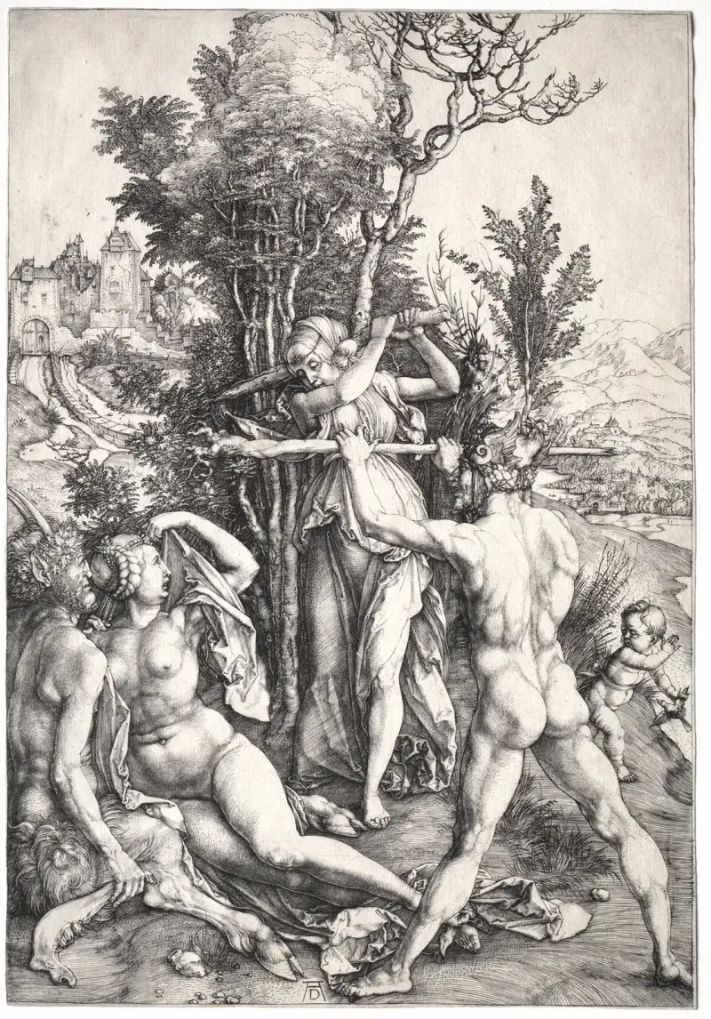 Hercules at the Crossroad av Albrecht Dürer