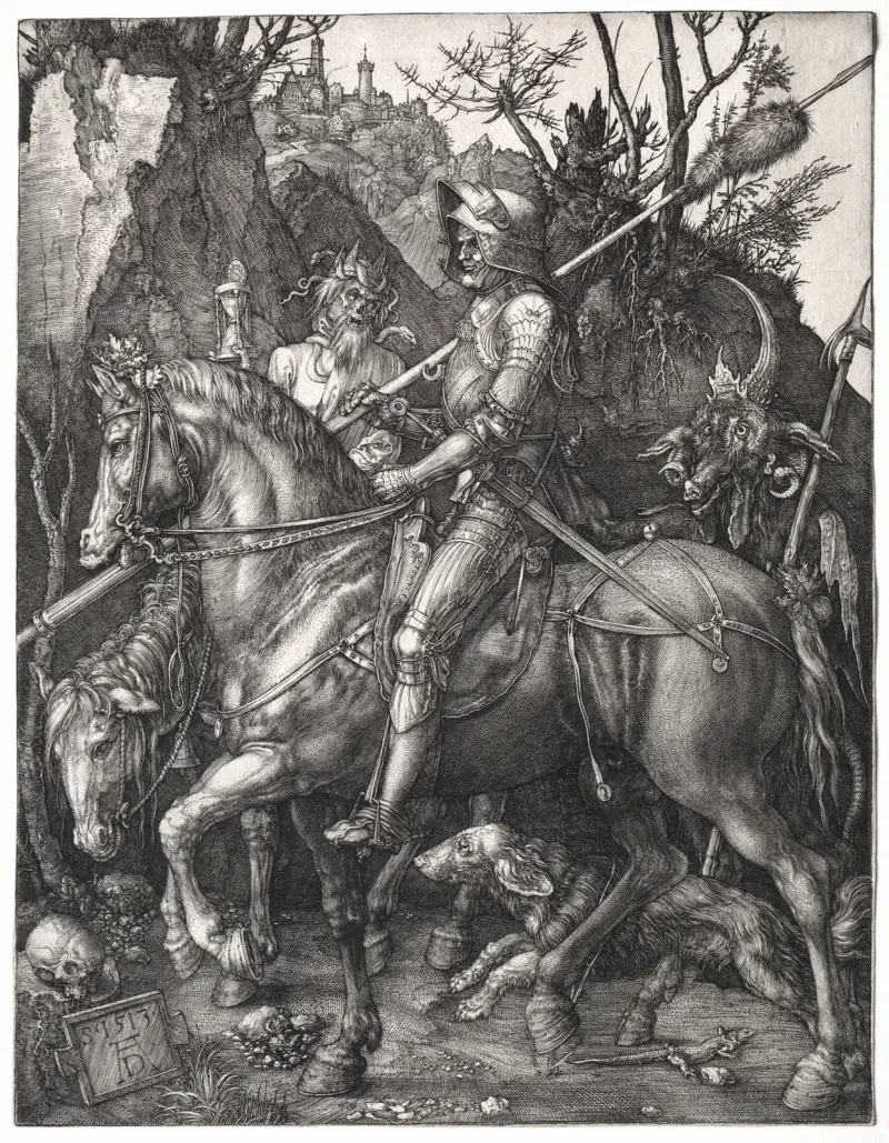 Knight, Death, and the Devil, 1513 av Albrecht Dürer