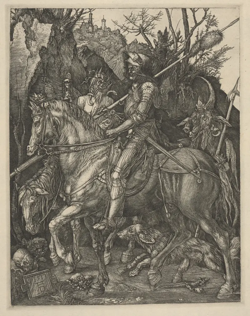 Rytíř, smrt a ďábel – Nr. 1, Albrecht Dürer