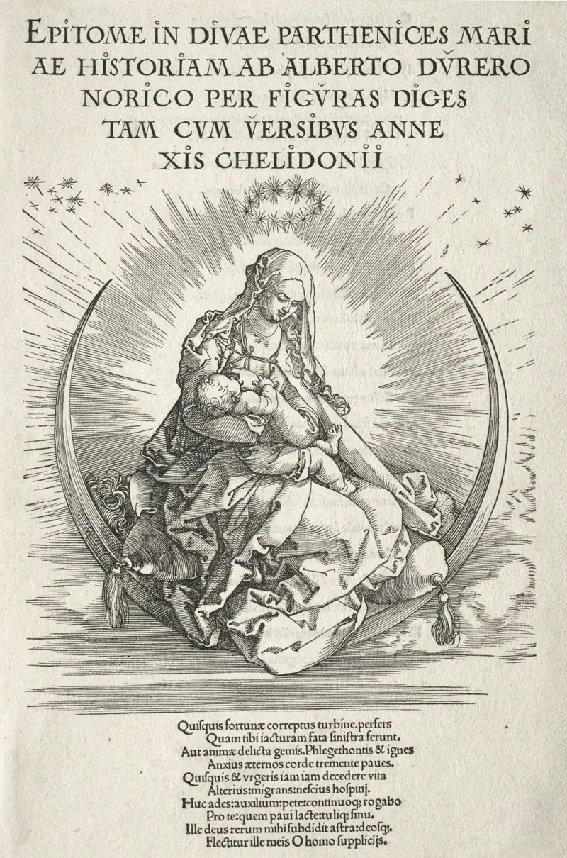 Marias liv – titelblad av Albrecht Dürer