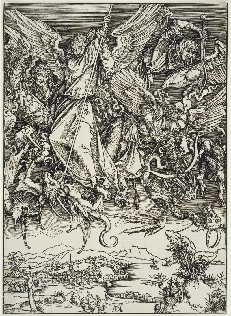 Michaels Kampf mit dem Drachen von Albrecht Dürer