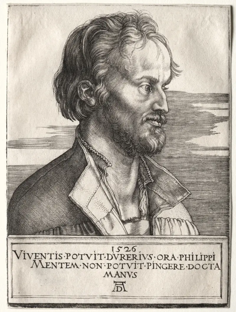 Philipp Melanchthon av Albrecht Dürer