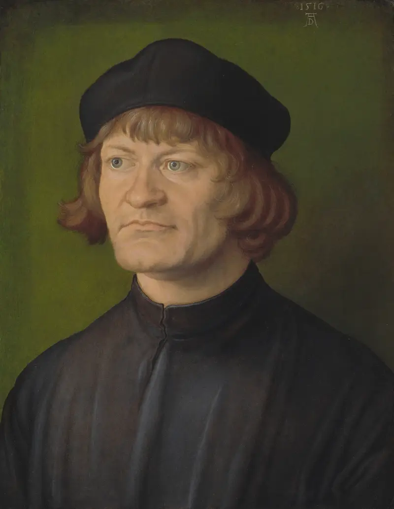 Porträtt av prästen Johann Dorsch av Albrecht Dürer