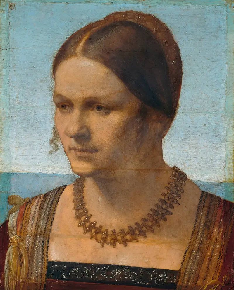 Porträtt av en ung venetiansk kvinna, 1506 av Albrecht Dürer