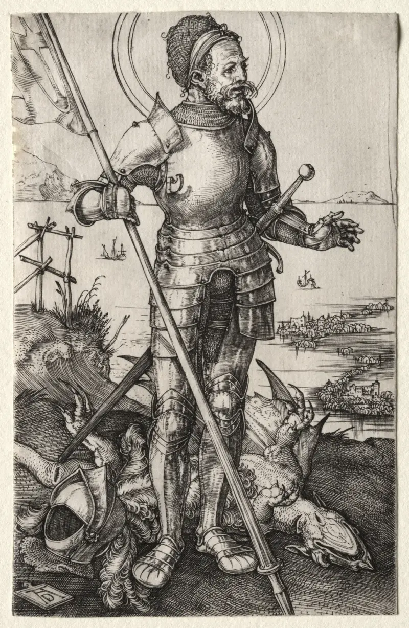 Der heilige Georg zu Fuß von Albrecht Dürer
