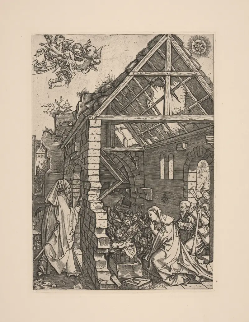 Die Anbetung der Hirten von Albrecht Dürer