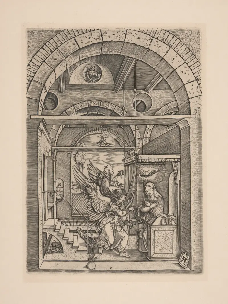 Zvěstování, Albrecht Dürer