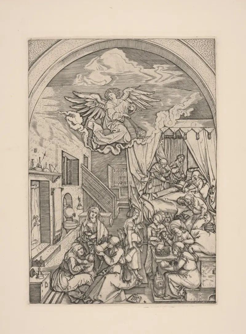 The Birth of the Virgin av Albrecht Dürer