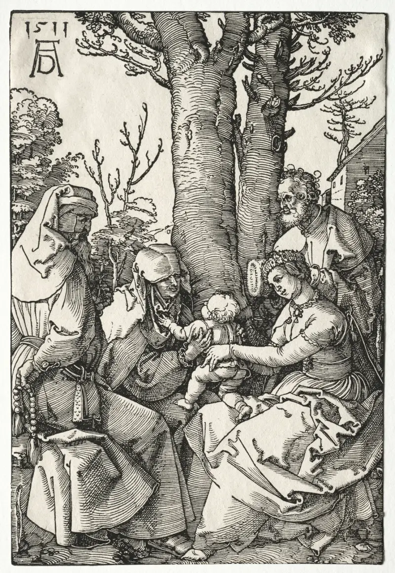 Die heilige Familie mit Joachim und Anna von Albrecht Dürer